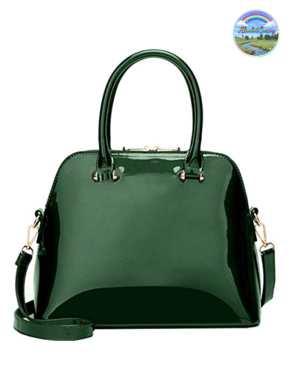 Patent Leather Satchel Tote Handbag Top Handle Shoulder Bag Evening Party